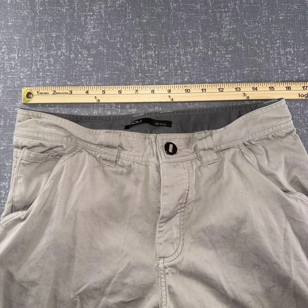 Nau Pants Mens 32x31 Beige Organic Cotton Chino Khakis Straight Leg Casual